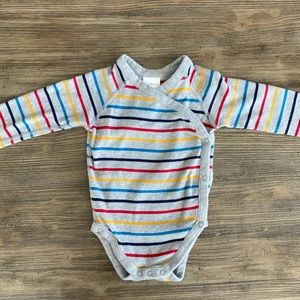 Hanna Andersson Baby Side Snap Bodysuit 6-12mo